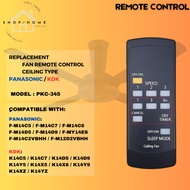 Panasonic KDK 3 Speed Ceiling Fan Remote Control Replacement remote kipas siling f-m14c5 k14c5 f-m14