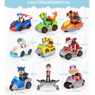 （New children's wear） Paw Patrol toys Season 3 Medium pull back car kids toys Musical toys