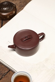 Xác Thực Nghi Hưng Tím / Tím Violet / Tím Hoa Cà Bình Trà Đất Sét Handmade Hàn Ngói Miệng Lớn Gongfu