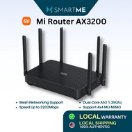 Xiaomi Mi Router AX3200 Mesh Network Up to 3202 Mbps* 256MB Memory x Dual-core A53 1.35GHz