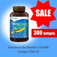 [SALE]ESTALIFE OMEGA-3 FISH OIL 300 XS SOFTGELS DHA AND EPA