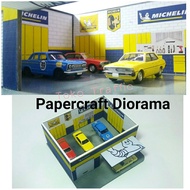 Mechanicals papercraft Diorama scale 64