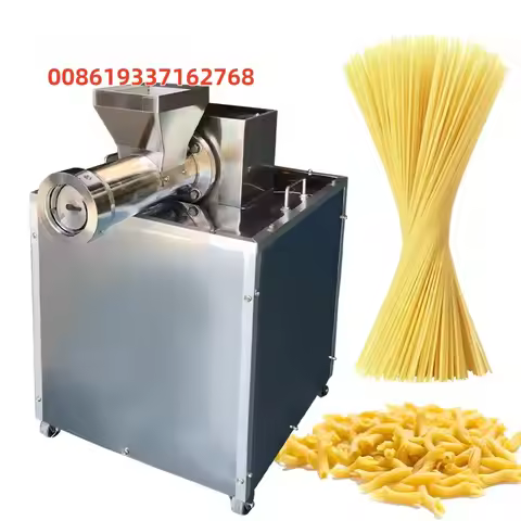 100 Type Automatic Electric Pasta Macaroni Make Machine Hollow Tube Noodles Forming Spaghetti Extrud