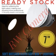Soft Diffuser Cloth 7" SoftBox Lighting Studio Godox Flash Box 7 Inch Inch Reflector