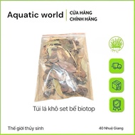 BlackWater leaf set (for biotop tank set, blackwater, snakehead fish, rat fish)