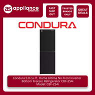 Condura 9.0 cu. ft. Home Ultima No Frost Inverter Bottom Freezer Two Door Refrigerator CBF-254i