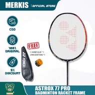 【Lee Chong Wei's Choice】YONEX ASTROX 77 PRO ORG All Carbon Stick Badminton Racquet Free Bag and Grip