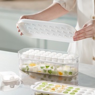 🇸🇬 Ready Stock Ice Cube Tray Mold Maker Household Square Ice Storage Press-and-Release Easy Release 
