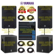 paket speaker aktif yamaha 15 inch sound system outdoor subwoofer 18