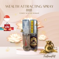 [SG INSTOCKS] WEALTH ATTRACTING GOLD SPRAY 888 , 4D NUMBER INCLUSIVE