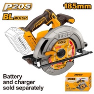 INGCO 20V LI-ION BRUSHLESS CIRCULAR SAW 185MM CSLI1851 (BARE UNIT)