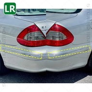 สำหรับ2007-2009 W211 Benz E320 E350 E550 E63 AMG แถบกันชนท้ายโครเมียม2118852721 2118852821