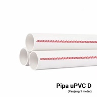 PVC Pipe D 4 inch 1 meter Pipe Pralon uPVC D 4" Pipe PVC D White 4 inch