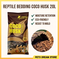 Reptile Bedding Coco Husk Coarse Grade 20L coconut chips soft snake bedding lizard tortoise substrat