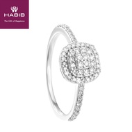 HABIB Diamond Ring in 375/9K White Gold 259691220