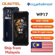 OUKITEL WP17 6.78“ FHD+ 8GB 128GB 8300mAh Android 11 Rugged Handphone 64MP+16MP Camera Mobile Phone 