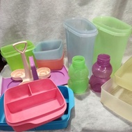 Base Lunch Box Bottle Teapot Jar Tupperware ori second preloved Without Lid