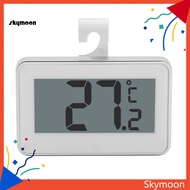 Skym* Digital Thermometer Fridge Freezer Temperature Meter Refrigerator Tool With Hook