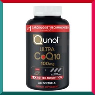 Qunol 特強輔酶Q10 100 mg (相當於300mg普通Co Q10) 180粒液態軟膠囊 3倍高吸收 心腦血管 維持動力 抗衰老 平行進口 (效期:07/2028*)