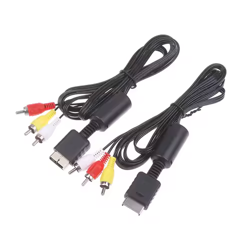 Connect Your Classic PlayStation! Universal AV Cable for PS1/2/3 to Modern TVs, Essential for Retro 