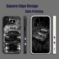 Casing For Realme C11 C12 C15 5/5i/5s C21Y C25 C25s Narzo 30A C25Y Bmw M4 Black SZA91 Phone Case Squ