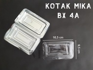 Plastik Mika BX 4A Kotak MIka 100 pcs Box Nasi Kue Dimsum Tray