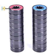 <Hoembellish> 10Pcs/set 608 2RS Bearing Deep Groove Steel Sealed Ball Bearings 608RS 608-2RS well