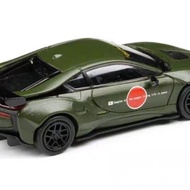 Para64 1/64 LBWK BMW BMW i8 Sports Car Model Simulation Toy Car Collection Ornaments Out of Print Mo
