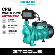SHIMGE CPM Automatic Centrifugal Water Pump 1HP Pam Air Kebun Pam Air Rumah Home Booster Pump CPM158
