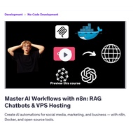 Ai n8n Video Course-Master AI Workflows with n8n: RAG Chatbots & VPS Hosting