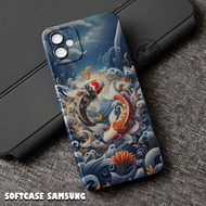 (W09) NEWEST SAMSUNG Softcase A03 A04 A04e A05 Cute Cool Case for Samsung Koi Fish | Casing Stall