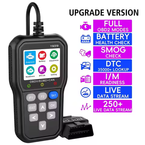 Clear/Erase Codes OBD2 Scanner Code Reader Car Diagnostic Tool Check Engine System YM319 Multi-langu