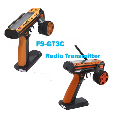 Future Flight Flysky FS-GT3C 2.4Ghz 3CH Remote Controller LCD Radio Transmitter with FS-GR3E Receive