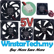 DC 5V 2pin 2 pin Fan 4CM 5CM 6CM 7CM 8CM 9CM 12CM 14CM Oily Bronze Sleeve Bearing Silent Brushless C