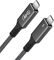 BRILOCEA Thunderbolt 4 Cable (3.94 ft), Support 120W Fast Charging/40Gbps Data Transfer/8K Display USB4 Cable, USBC to USBC Cable, Intel Thunderbolt Certified for Type-C MacBooks, iPad Pro,Hub,Docking