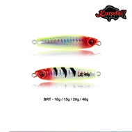 10g / 15g / 20g / 40g - Handmade Jigging Lure Kurodai Bilis RED THUNDER (Light Jig / Micro Jig)