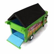 Promo!!! Miniatur mobil truk oleng kayu mainan / mobil mobilan truk