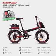 Genio Vesta 1.0 Alloy 20 Inch Folding Bike with 8 Speed