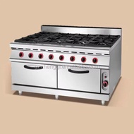 8 Burners Gas Stove with Oven,gas Range with burner for Sale