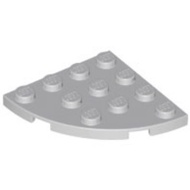 Lego Accessories Plate Round Corner 4 x 4