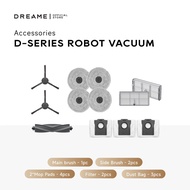 Dreame D-Series Robot Vacuum Accessories - Main Side Brush, Filter, Mop Pad, Dust Bag for, D20 Ultra