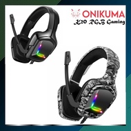 ONIKUMA K20 Gaming Headset PS4 Headset with 7.1 Surround Soundwith Mic, Soft Memory Earmuff for PS4,