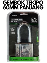 GEMBOK TEKIRO 60MM LEHER PANJANG TEKIRO/ GEMBOK PAGAR RUMAH/ PADLOCK/ GEMBOK RUKO GUDANG/GEMBOK WARU