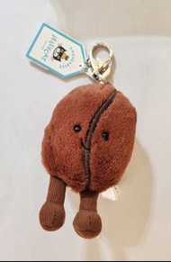 香港現貨🫘Jellycat coffee bean bag charm  咖啡豆鎖匙扣
