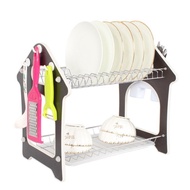 Dish Rack Room Type Drain Storage Tableware Storage Kitchen Supplies Double Drain Rack Storage House