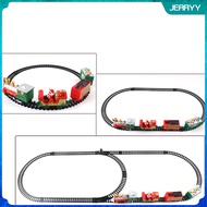 11 PCS Christmas Train Set with Santa Carriage Holiday Train Christmas Toys with Large Tracks Electric Train Set