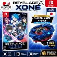 BEYBLADE X XONE Nintendo Switch Japan Version + Shinobi 4-60LF Metal Coat Blue Bonus