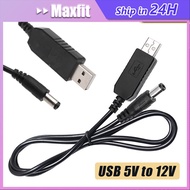 Usb Step Up Cable 5V To 9V/ 12V Dc Modem Power Cable 5.5Mm X 2.1Mm Step-Up Power Module For Modem / 