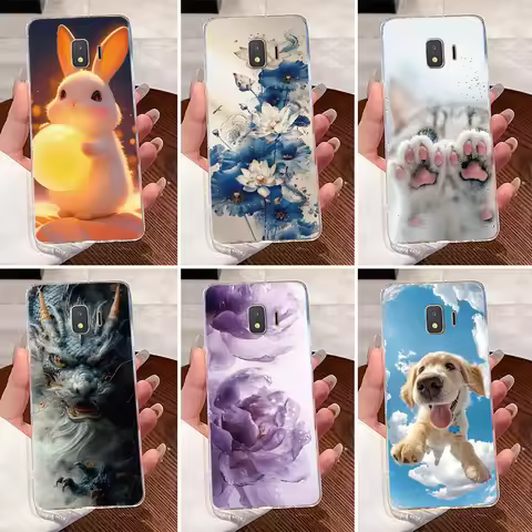 Casing For Samsung Galaxy J2 Core J2 Pro J4 2018 Luxury Dragon Cute Dog Cool Boys Girls Silicone Cle