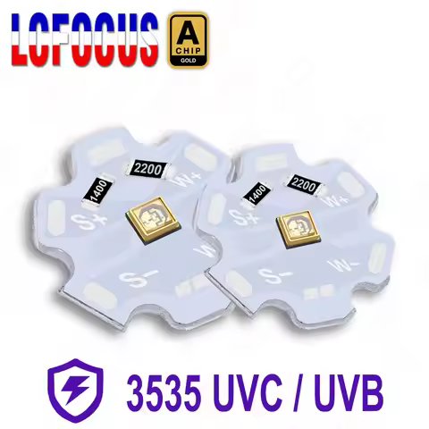 Deep UV LED UVC 270nm 280nm UVB 300nm 305nm UVA 395nm Chip 3535 7mW 15mW Ultraviolet Lamps For Water